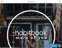 Tablet Screenshot of habitbook.com